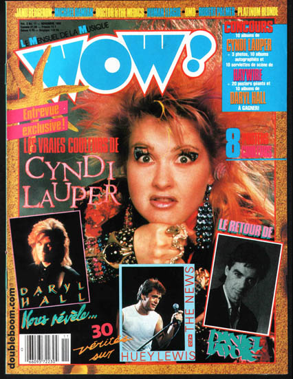 WOW Novembre 1986 - Cyndi Lauper